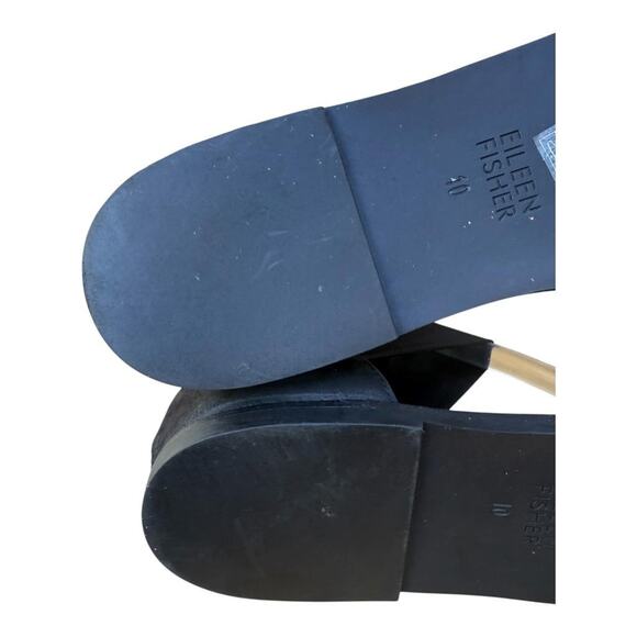 Eileen Fisher Ankle Strap Flat Sandal Women size 10 - Picture 6 of 7
